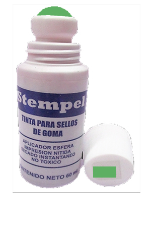 TINTA P/SELLO VERDE       60ML   STEMPEL 900174