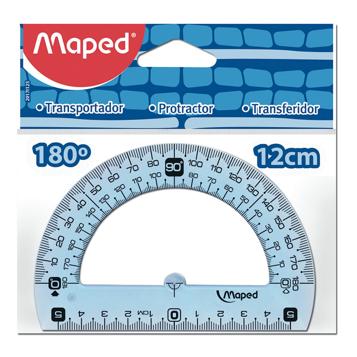 TRANSPORTADOR ESCOL.180GDOS.12.0CM MAPED
