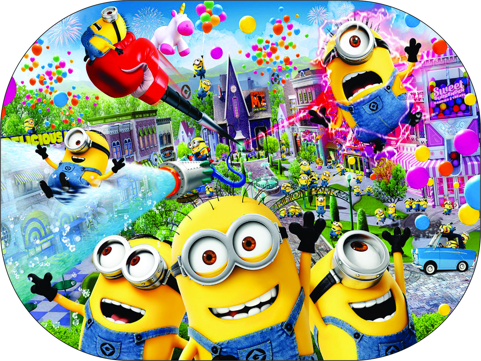 TAPETE PLAST. P/ALIMENTOS MINIONS