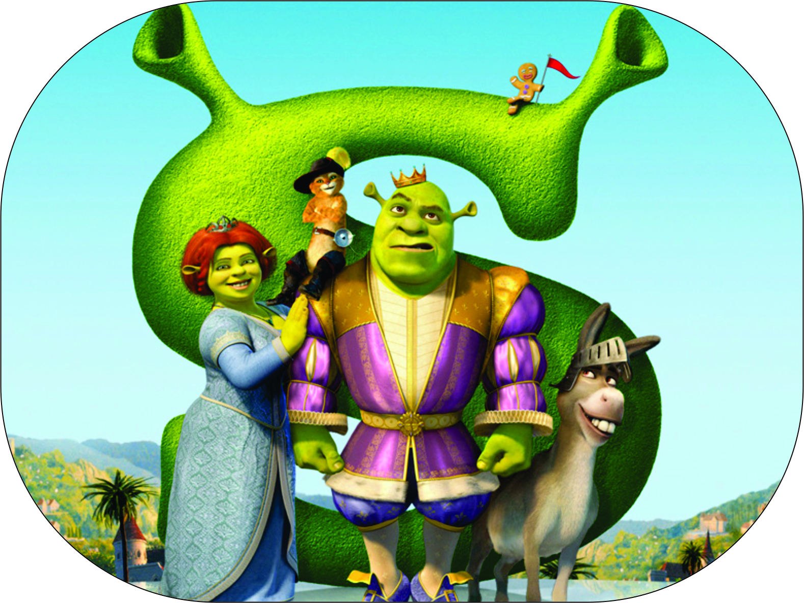 TAPETE PLAST. P/ALIMENTOS SHREK