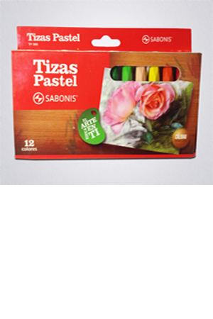 GIS COLORES PASTEL C/12  TP986   SABONIS