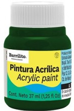 PINTURA ACRILICA  37ML VERDE BAN.BARRILI