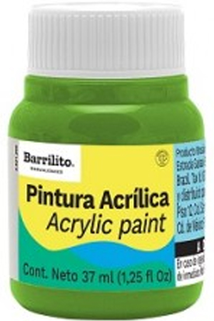 PINTURA ACRILICA  37ML VERDE LIM.BARRILI