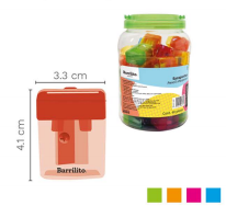SACAPUNTA ESCOLAR PLAST.COL. SURT. X41