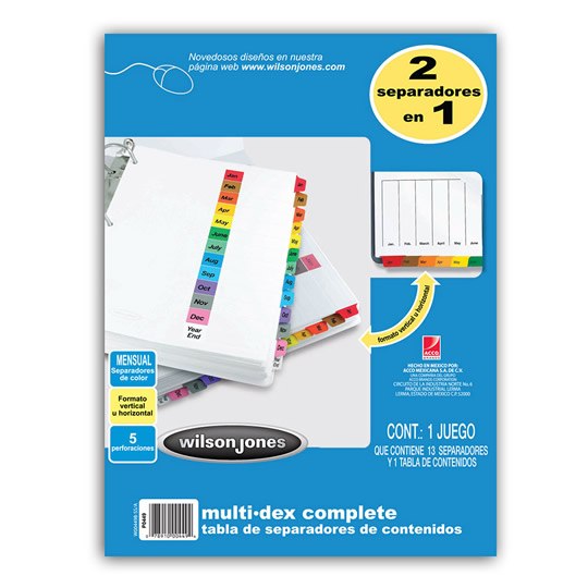 SEPARADOR CTA.MULTIDEX BASIC MENSL P0449
