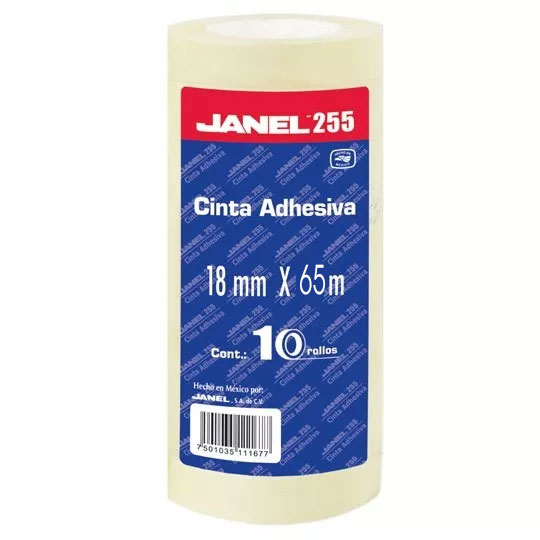 CINTA TRANSPARENTE 18X65 TORRE 255 JANEL