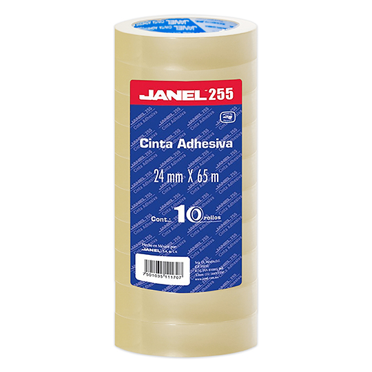 CINTA TRANSPARENTE 24X65 TORRE 255 JANEL 111707 2552465100  (