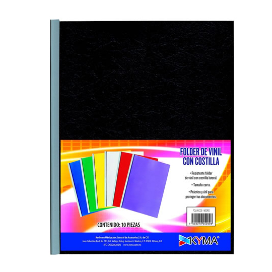 FOLDER T/C COSTILLA NEGRO           KYMA