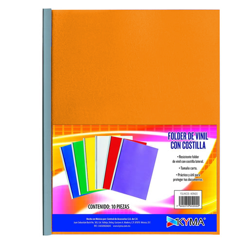 FOLDER T/C COSTILLA NARANJA         KYMA
