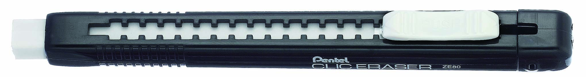 BORRADOR T/LAPIZ CLIC ERASER NEG. ZE80-A 029696 BORRADOR CUAD