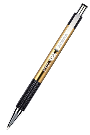 BOLIGRAFO P.F. F-301A ORO   RT     ZEBRA 7001-04 612123 C/GRI