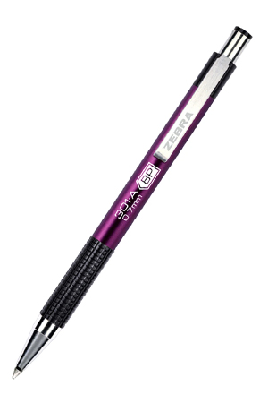BOLIGRAFO P.F. F-301A VINO  RT     ZEBRA 7001-03 612116 C/GRI