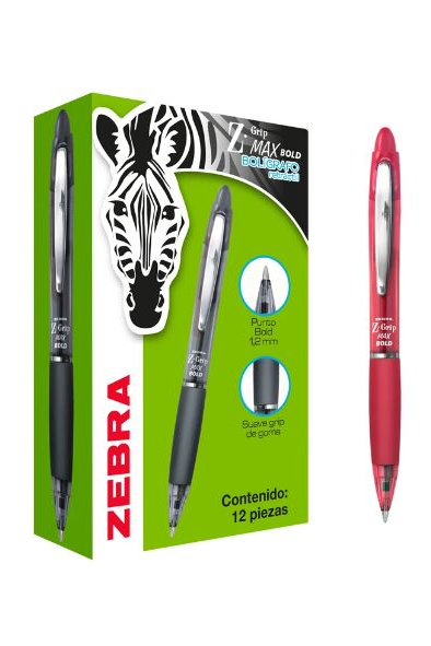 Z BOLIGRAFO MED. Z-GRIP MAX BOLD RJO ZEB 609819 7914-02 PROD.