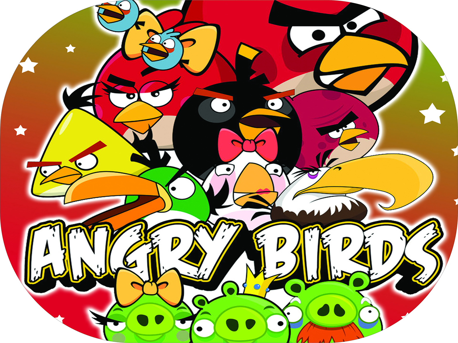 TAPETE PLAST. P/ALIMENTOS ANGRY BIRDS