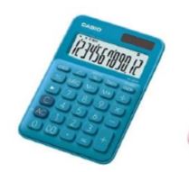 CALCULADORA ESCRIT.12 DIG.MS20UC-BU CASI 700002 (AZUL)