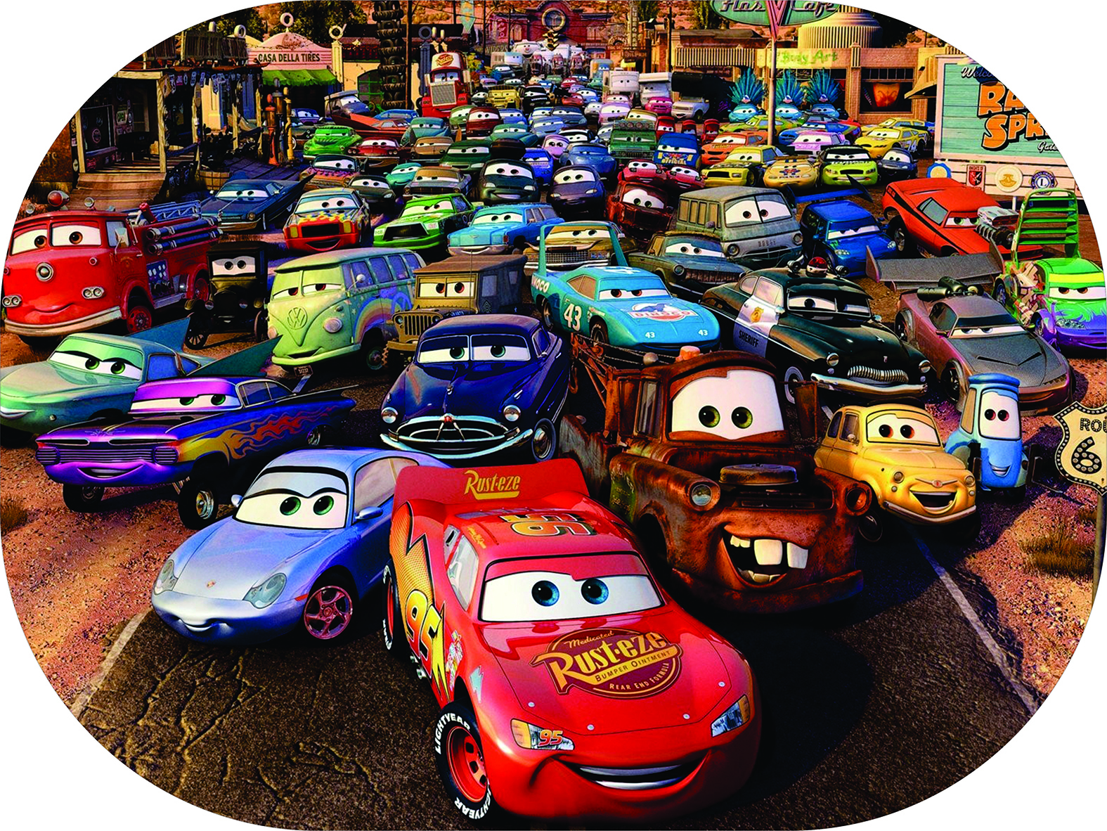 TAPETE PLAST. P/ALIMENTOS CARS