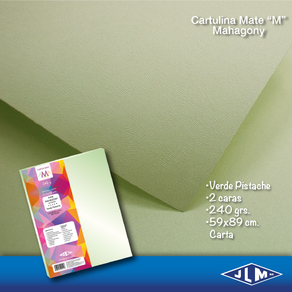 CARTULINA CTA MATE MAHAGONY VDE PI.C/100 2051-50D-3 JLM 2 CAR