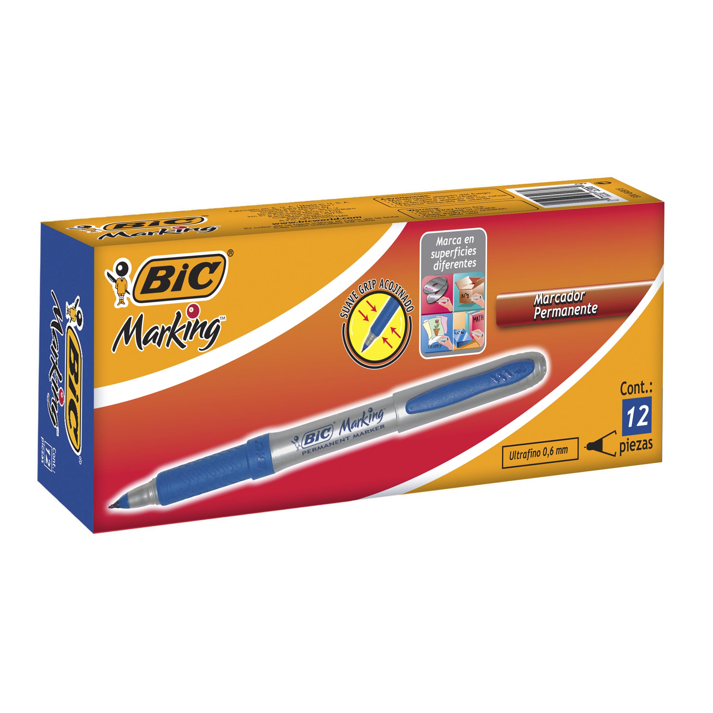 MARCADOR PERMANENT. PUF MARKING AZL  BIC