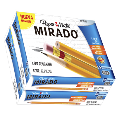 LAPIZ # 2.5 MIRADO  AMARILLO C/72  PAPER