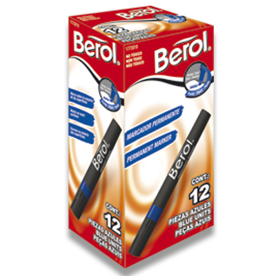 MARCADOR PERMANENTE     AZL   C/12 SHARP