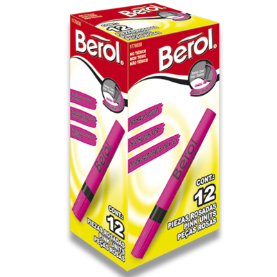 MARCATEXTO HIGHLIGHTER BEROL ROSA        002669 212112 177663
