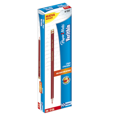 LAPIZ CHECADOR ROJO         C/012 VERITH