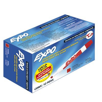 MARCADOR P/PIZARRON    ROJO  EXPO SANFOR 830028 1929204