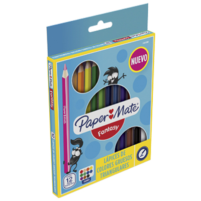 LAPIZ DE COLOR C/12 JUMBO TRIANG.FANTASY