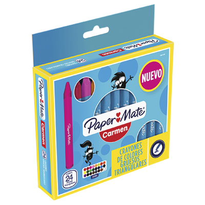 CRAYON JUMBO C/12 CARMEN TR   PAPER MATE