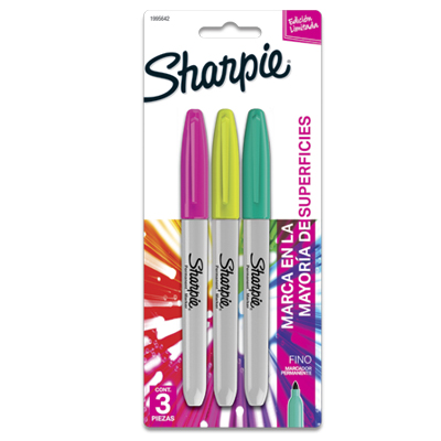 MARCADOR PERMANENT. PF SHARPIE  C/03 SUR 124141 (MAGENTA,VDE
