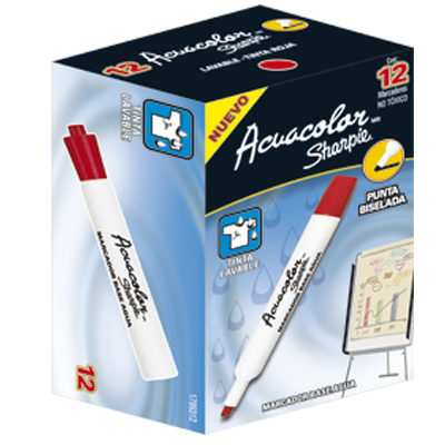 MARCADOR AGUA ACUACOLOR ROJO       BEROL 607090 M13500119231