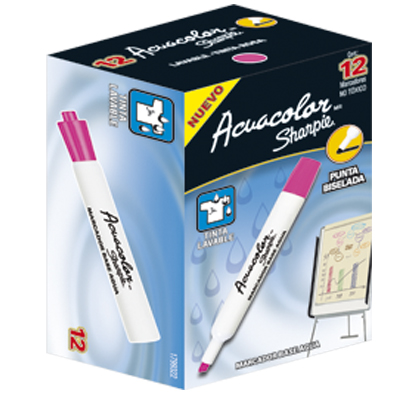 MARCADOR AGUA ACUACOLOR ROSA       BEROL 607106 M13500119297