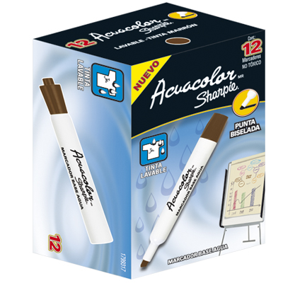 MARCADOR AGUA ACUACOLOR CAFE CL.   BEROL 607120