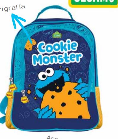 MOCHILA PREESCOLAR COOKIES BLUE    U-PAK 882702 9101016503