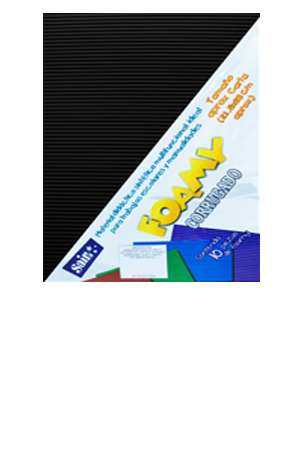 FOMI CARTA NEGRO    CORRUGADO C/10 SAIRA 131283 13 20.5X27CM