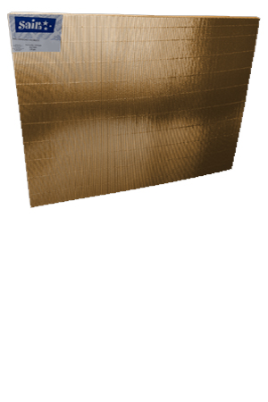 PAPEL CORRUGADO EXT.MET.ORO   C/10