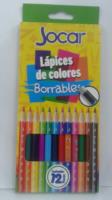 LAPIZ DE COLOR C/12 LARGOS BORRAB.JOACAR 749070 (BORRABLES TR