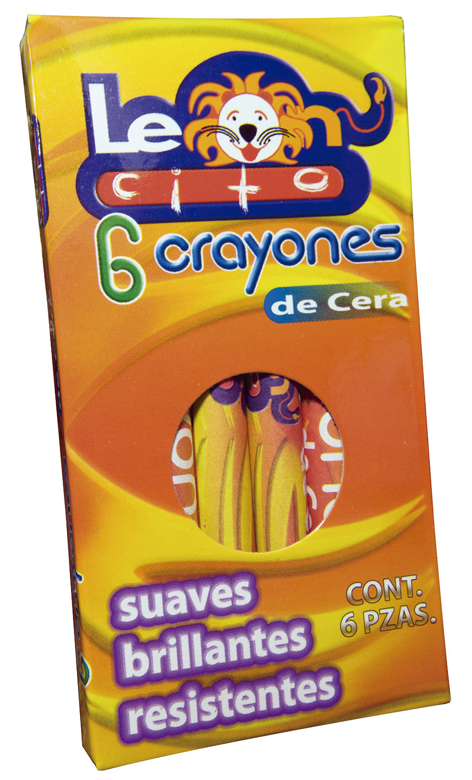 CRAYON STD C/06 COLORES         LEONCITO
