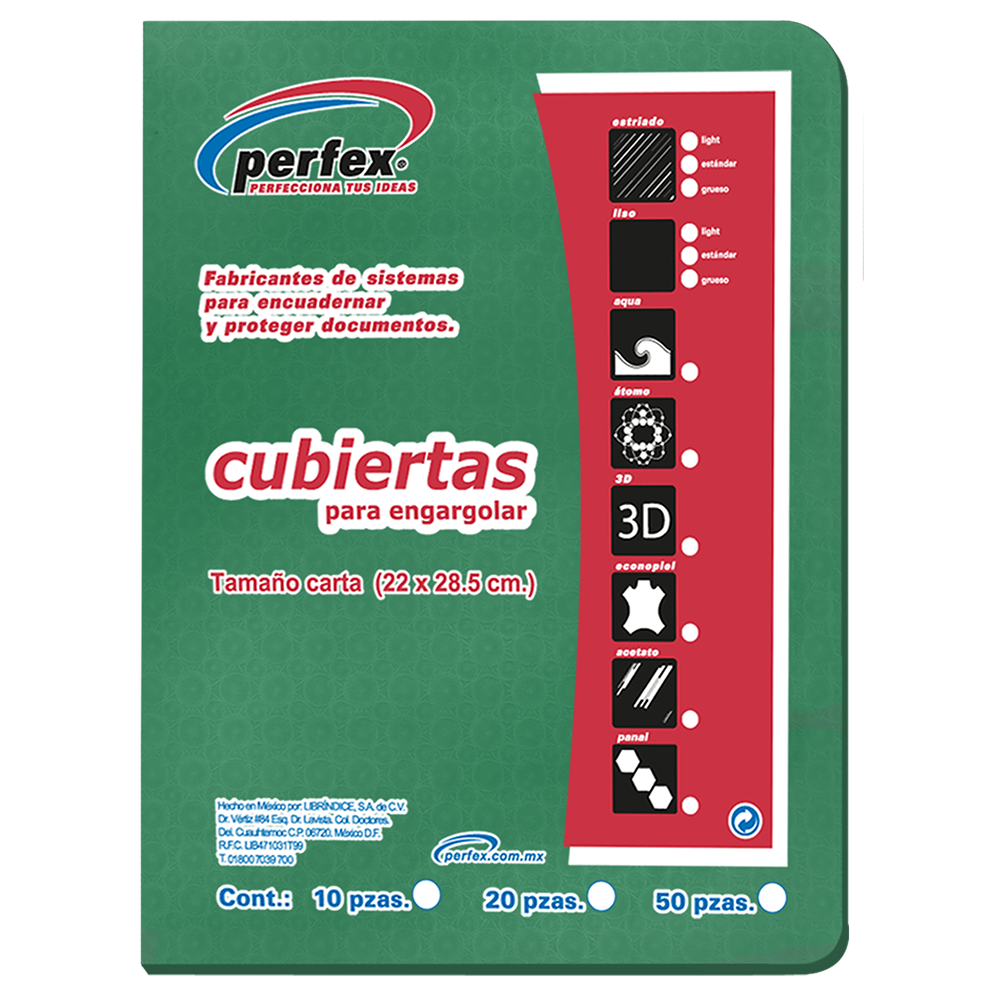 PASTA CTA.PLAST.VERDE       ATOMO PERFEX 634834 25JGS 16PTS