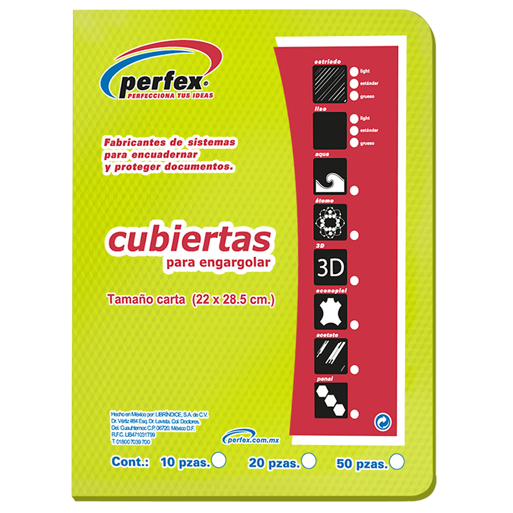 PASTA CTA.PLAST.AMARILLO DIAMANTE PERFEX 674434 25JGS 14PTS