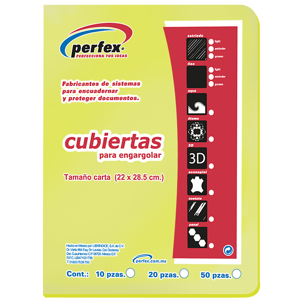 PASTA CTA.PLAST.AMARILLO   ESPEJO PERFEX 675851 25JGS 14PTS F