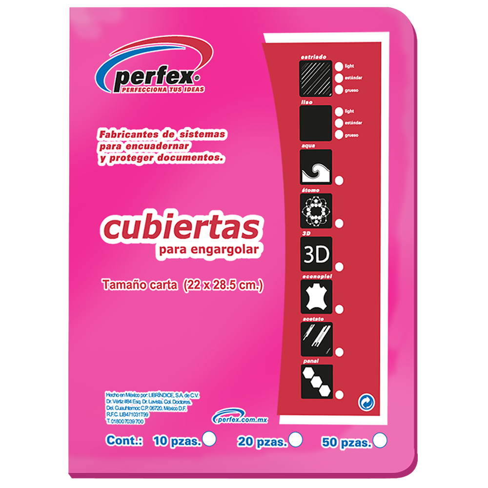 PASTA CTA.PLAST.ROSA       ESPEJO PERFEX 675882 25JGS 14PTS F