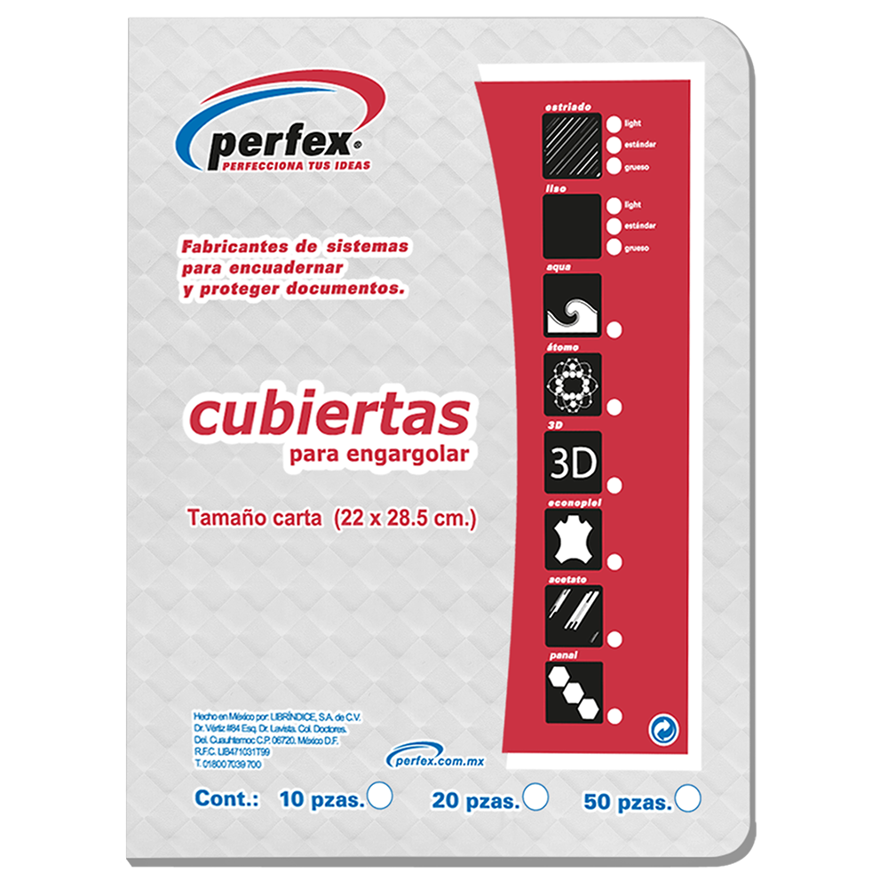 PASTA CTA.PLAST.KRISTAL    ROMBOS PERFEX 676063 25JGS 14PTS