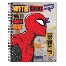 CUADERNO MINI RAYA  50H SPIDERMAN  U-PAK 860359 7156021003