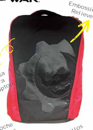 MOCHILA ESCOLAR GEARS PATTERN      U-PAK 883044 9101034204
