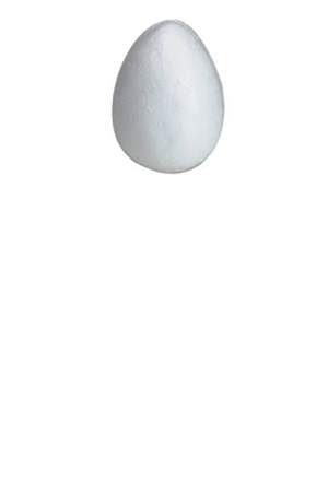 HUEVO DE UNICEL  4   CM              458
