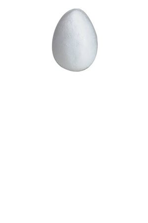 HUEVO DE UNICEL  3.1 CM              456