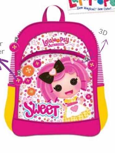 MOCHILA ESCOLAR LALALOOPSY SWEET   U-PAK 866825 8101022002