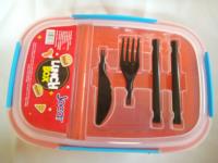 PORTA LONCHERA PLASTICO LUNCH BOX  JOCAR 746772 LBX COL.SURT.