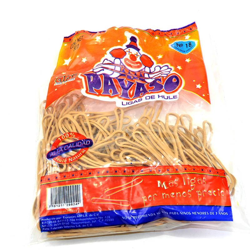 LIGA HULE NATURAL # 18  80 GRS COL.PAYAS 200288